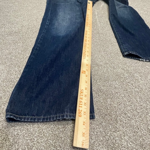American Eagle mens baggy loose fit jeans sz 38x33 blue jeans stretch denim - Picture 5 of 12